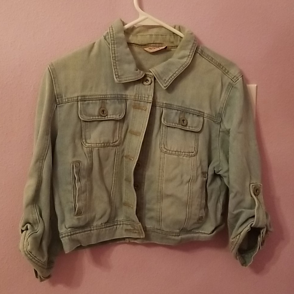 Cropped Jean Jacket